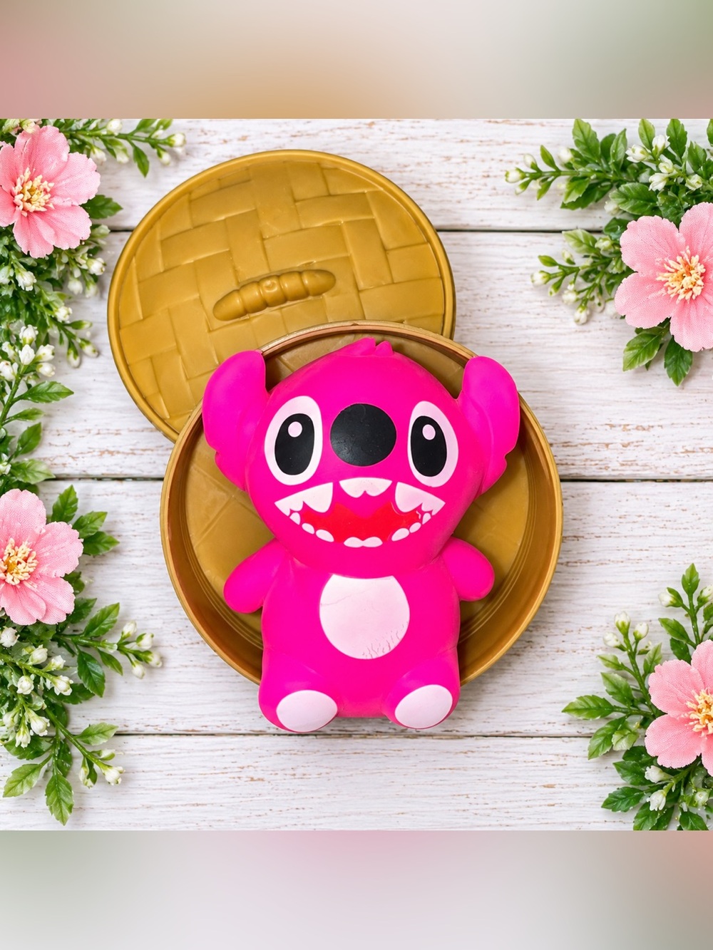 Disney Stitch Pink Squishy Dumpling